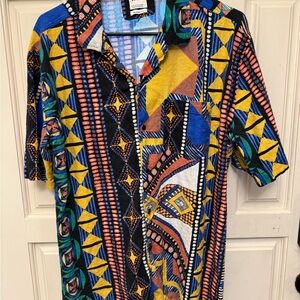 Zara Vibrant Geometric Men's Shirt